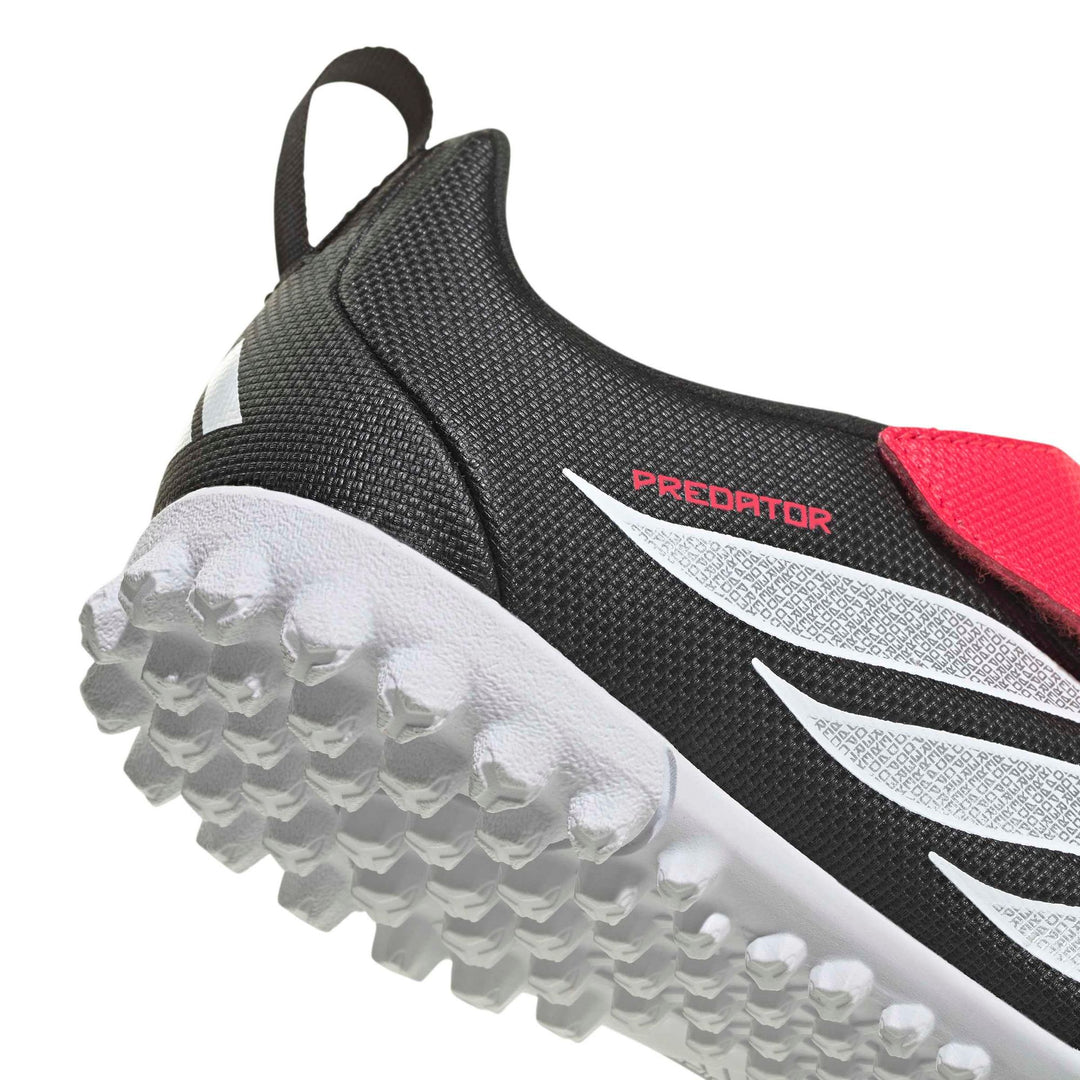 adidas Predator Club Vel Tf J - cblack/ftwwht/lucred
