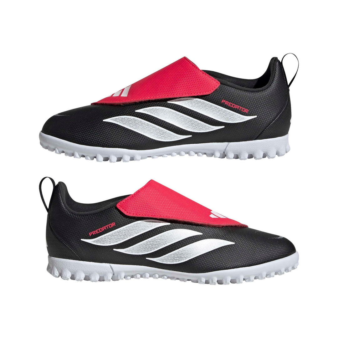 adidas Predator Club Vel Tf J - cblack/ftwwht/lucred