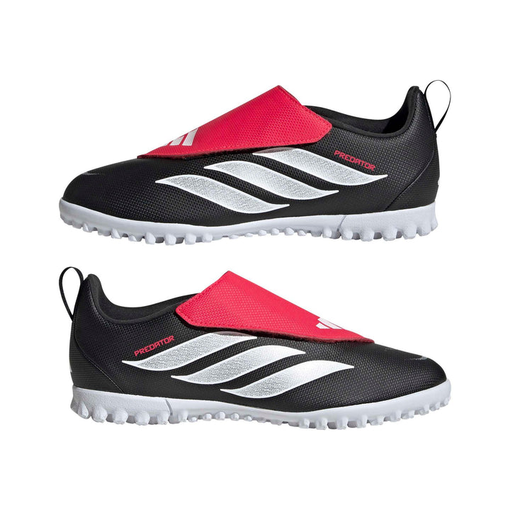 adidas Predator Club Vel Tf J - cblack/ftwwht/lucred