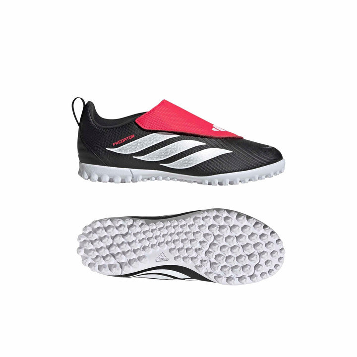 adidas Predator Club Vel Tf J - cblack/ftwwht/lucred