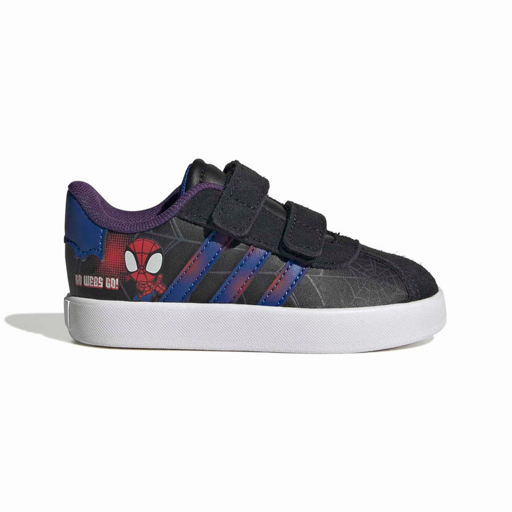 adidas Vl Court Spider-Man Cf I - cblack/royblu/violet