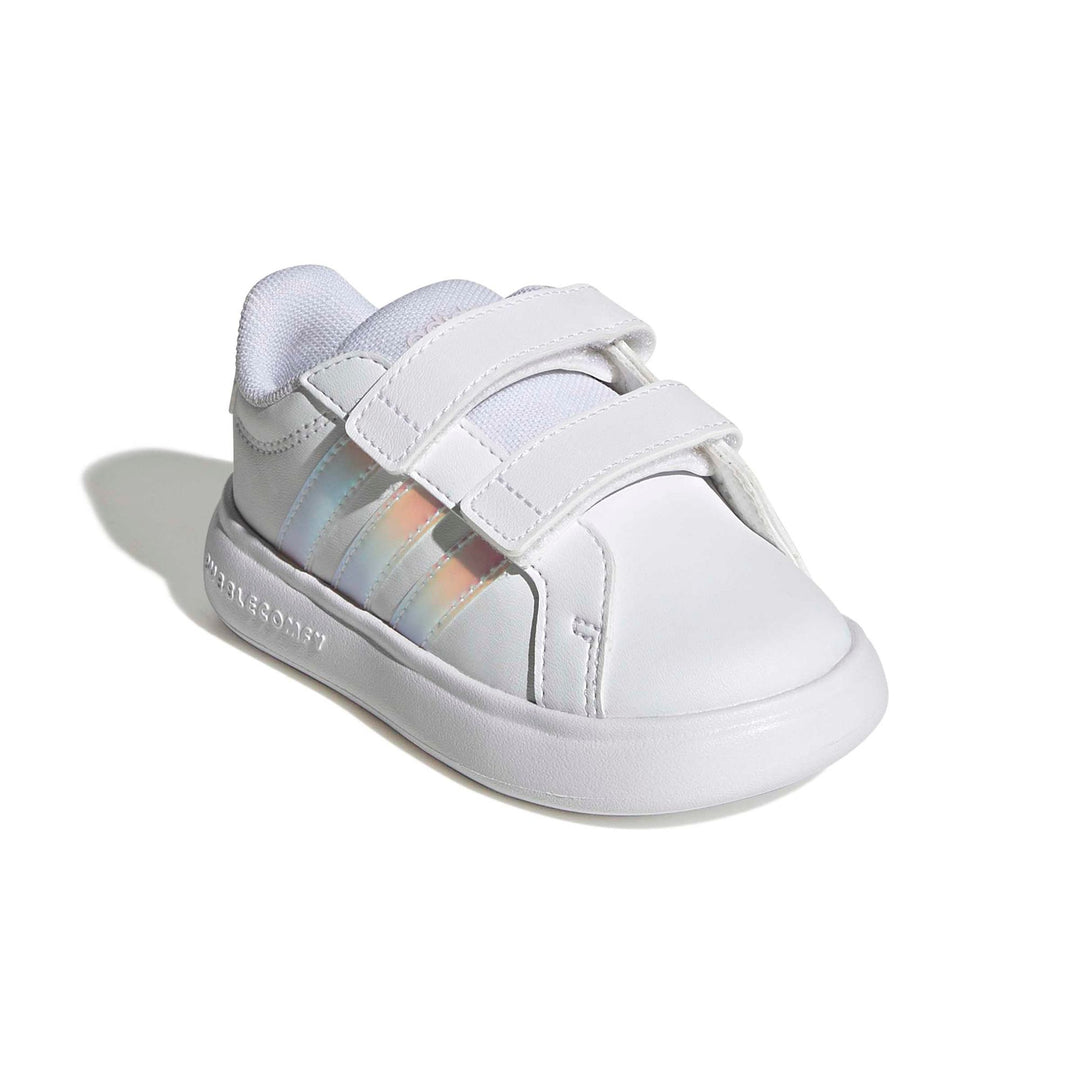 adidas Grand Court 3.0 Bubble Cf I - ftwwht/irides/almpnk