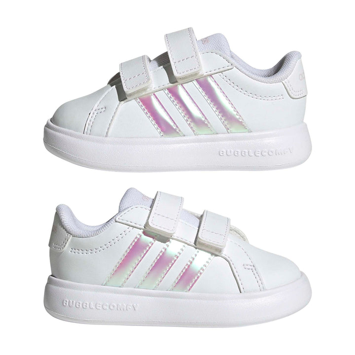 adidas Grand Court 3.0 Bubble Cf I - ftwwht/irides/almpnk