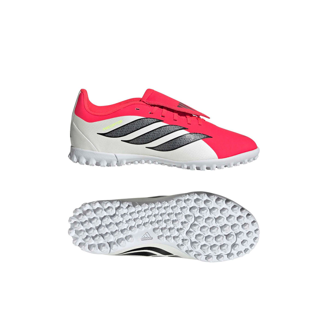 adidas Predator Club Ft Tf J - lucred/cblack/ftwwht