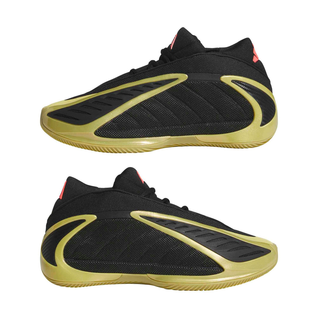 adidas Anthony Edwards 2 - cblack/goldmt/soltur
