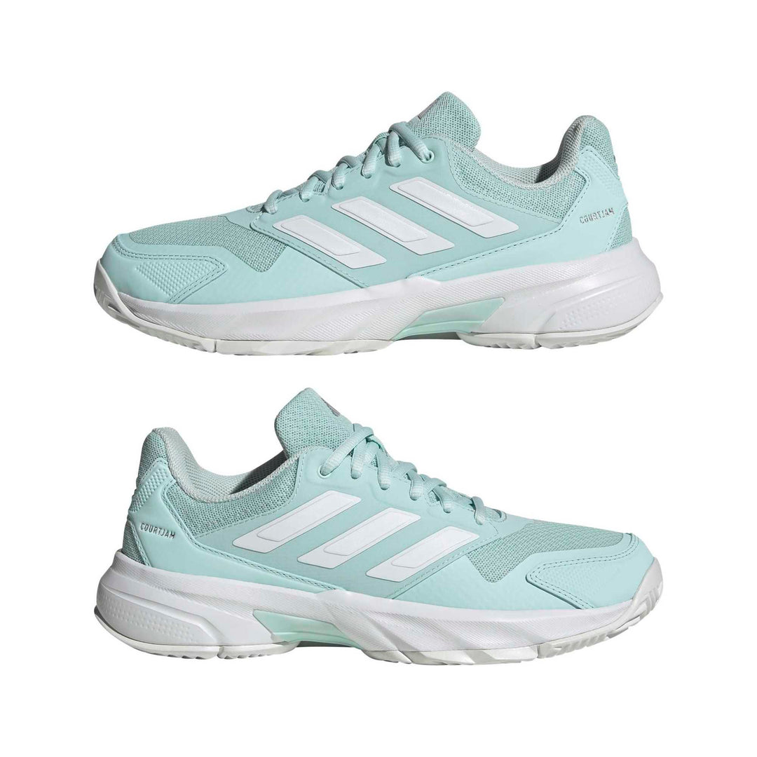 adidas Courtjam Control 3 W - halmin/ftwwht/silvmt