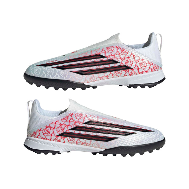 adidas F50 League Ll Tf J Ly - ftwwht/cblack/lucred