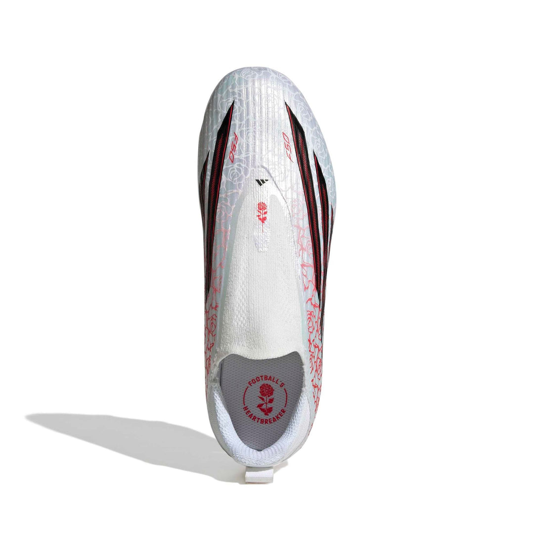 adidas F50 League Ll Fg/Mg J Ly - ftwwht/cblack/lucred