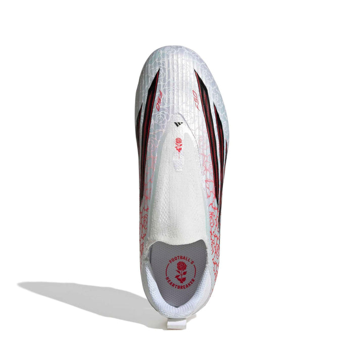 adidas F50 League Ll Fg/Mg J Ly - ftwwht/cblack/lucred