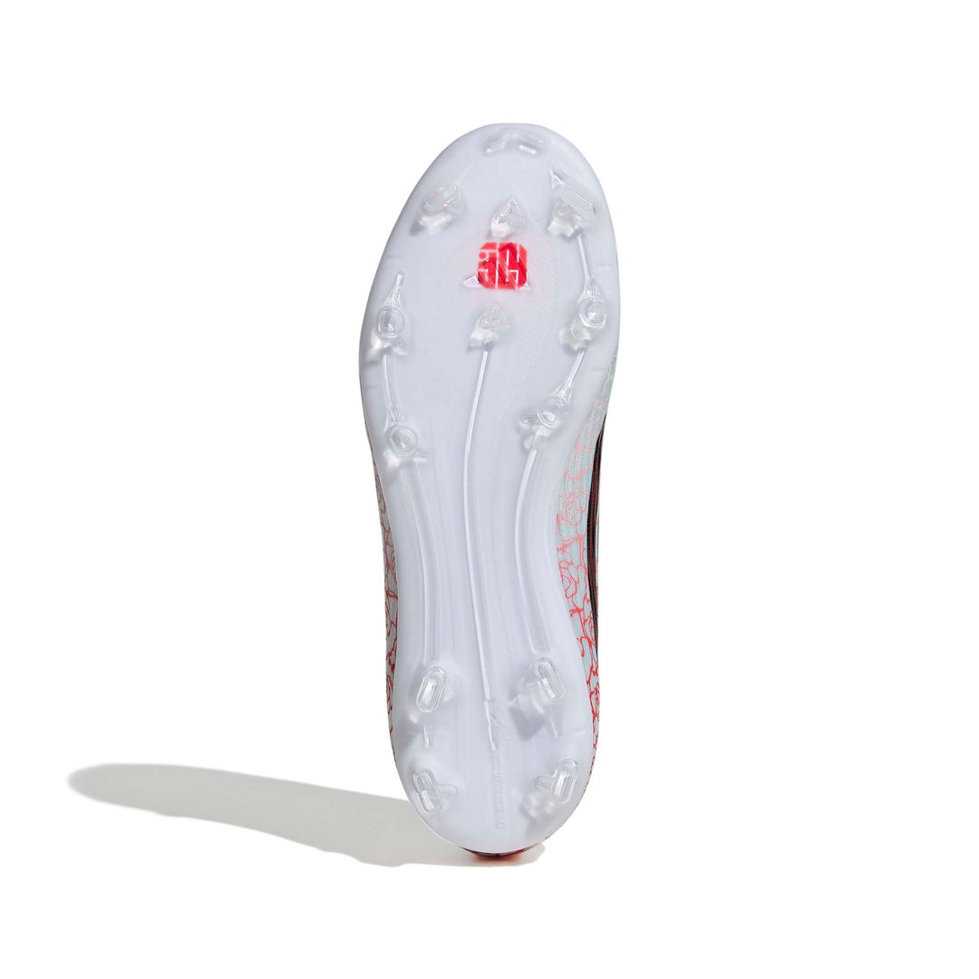 adidas F50 League Ll Fg/Mg J Ly - ftwwht/cblack/lucred