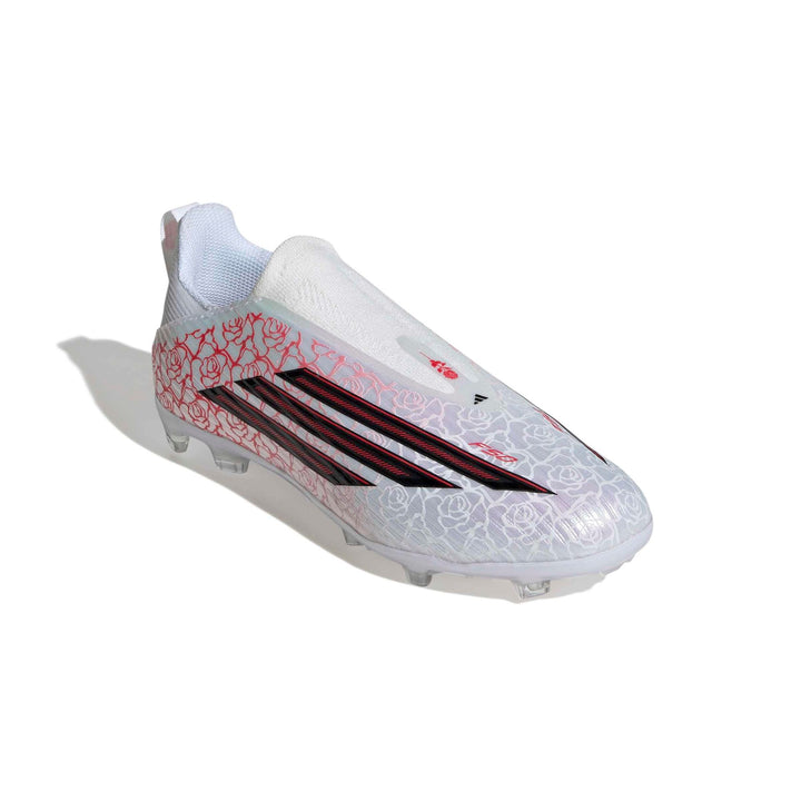 adidas F50 League Ll Fg/Mg J Ly - ftwwht/cblack/lucred