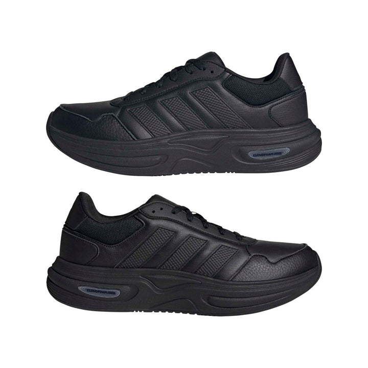 adidas Cloudfoam Cuxxion - Leather - cblack/cblack/grethr