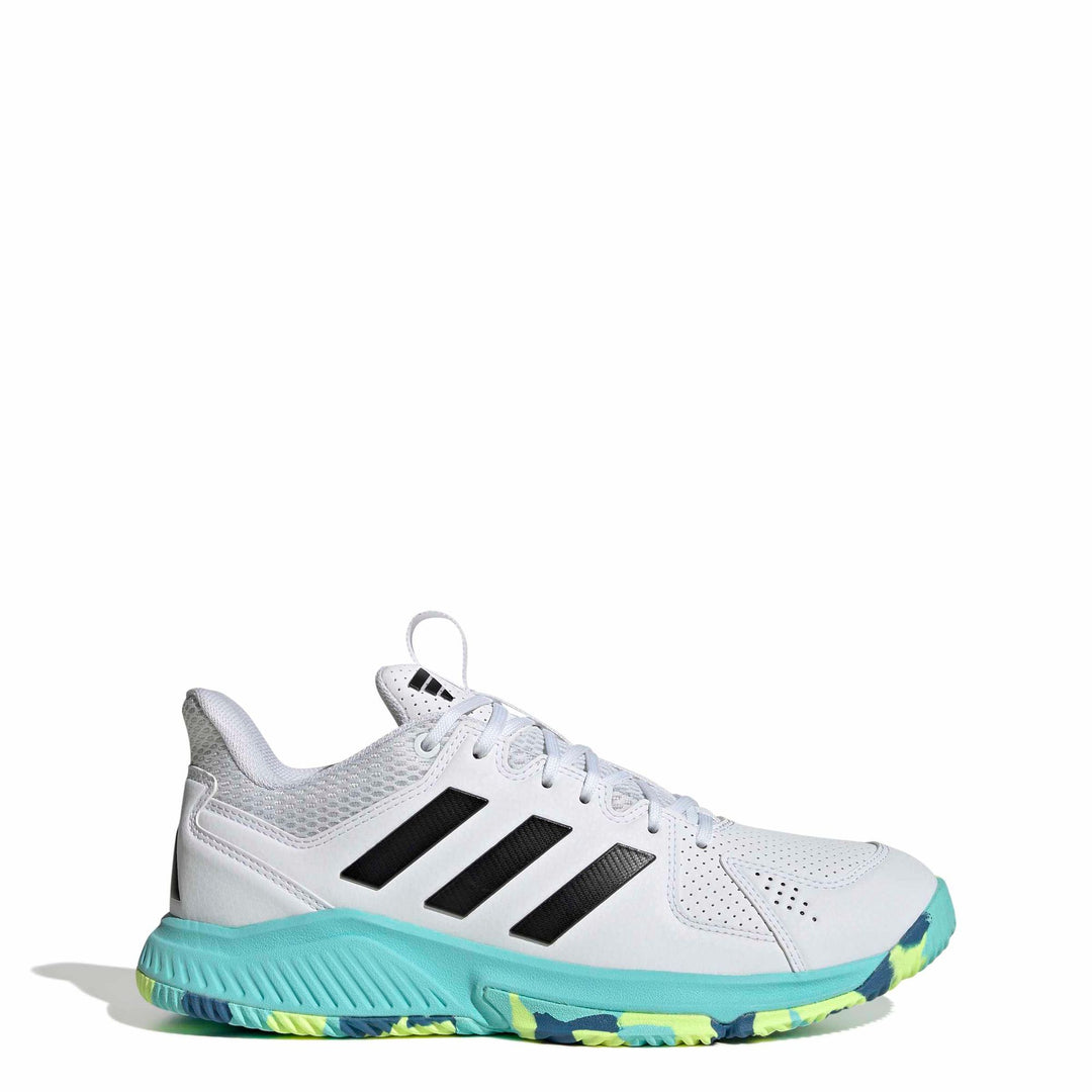 adidas Court Flight - ftwwht/cblack/flaaqu