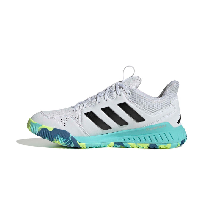 adidas Court Flight - ftwwht/cblack/flaaqu