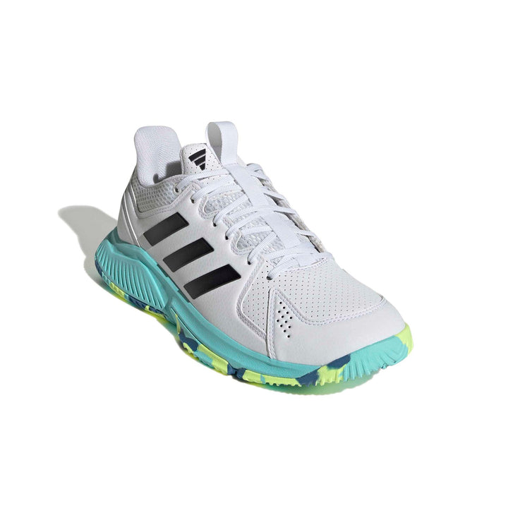 adidas Court Flight - ftwwht/cblack/flaaqu