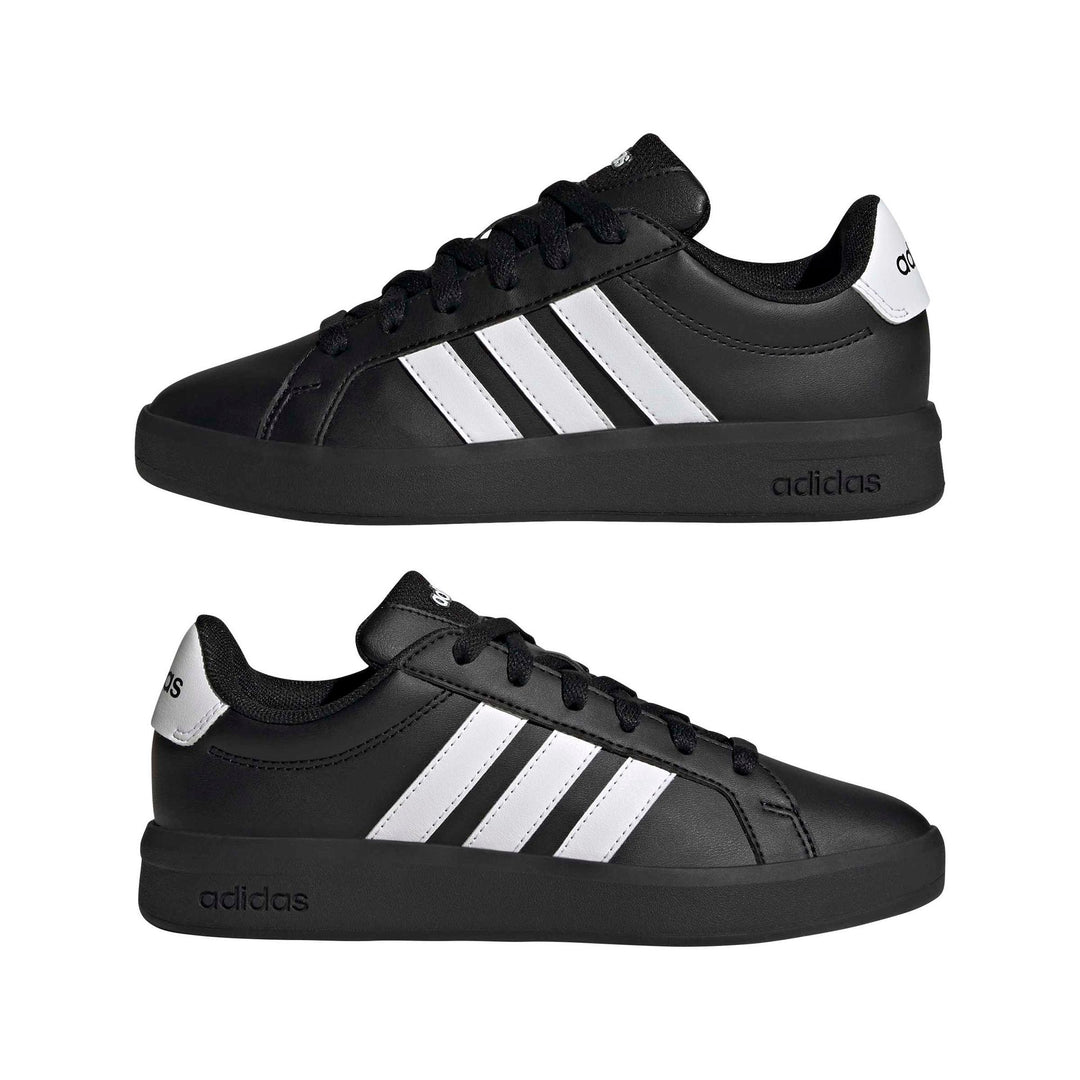 adidas Grand Court 3.0 J - ftwwht/cblack/cblack