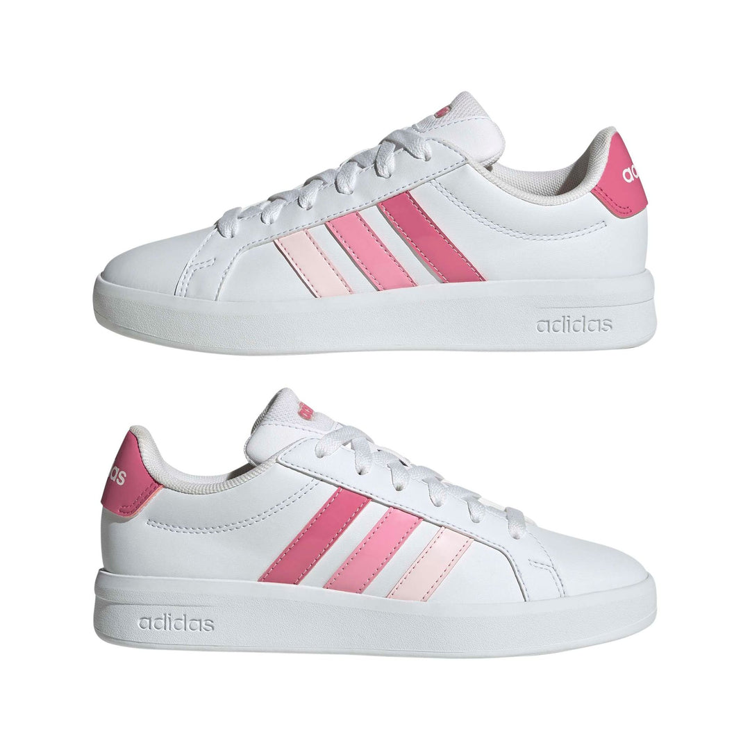 adidas Grand Court 3.0 J - ftwwht/cblack/cblack
