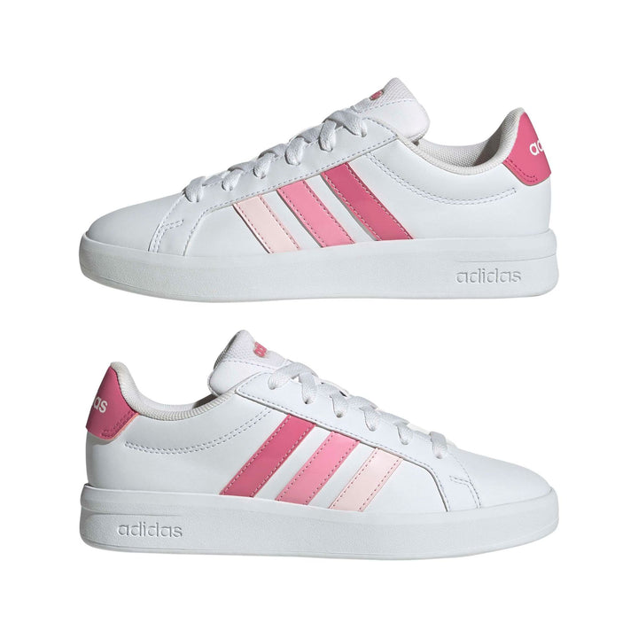 adidas Grand Court 3.0 J - ftwwht/cblack/cblack