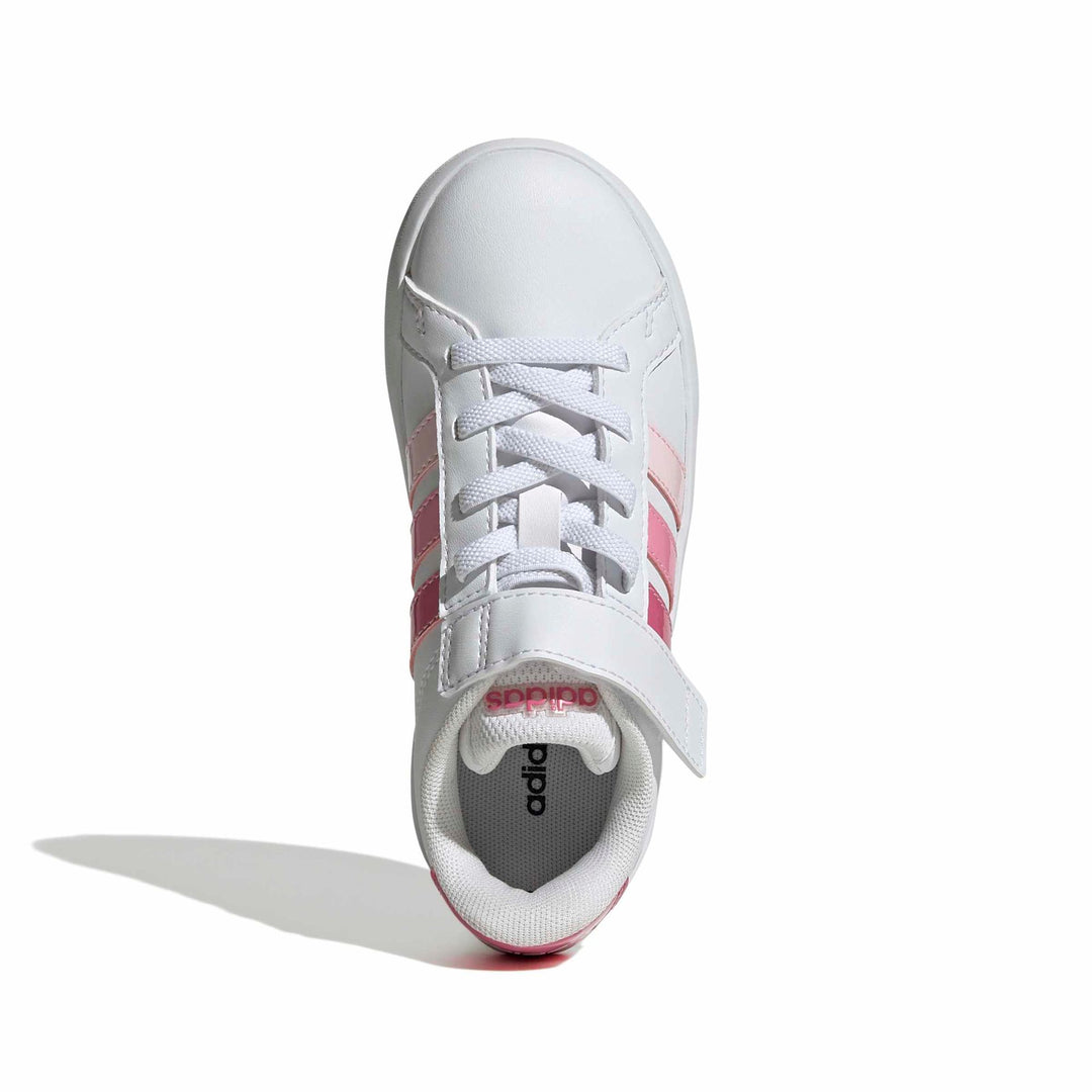 adidas Grand Court 3.0 El C - ftwwht/pnkfus/blipnk