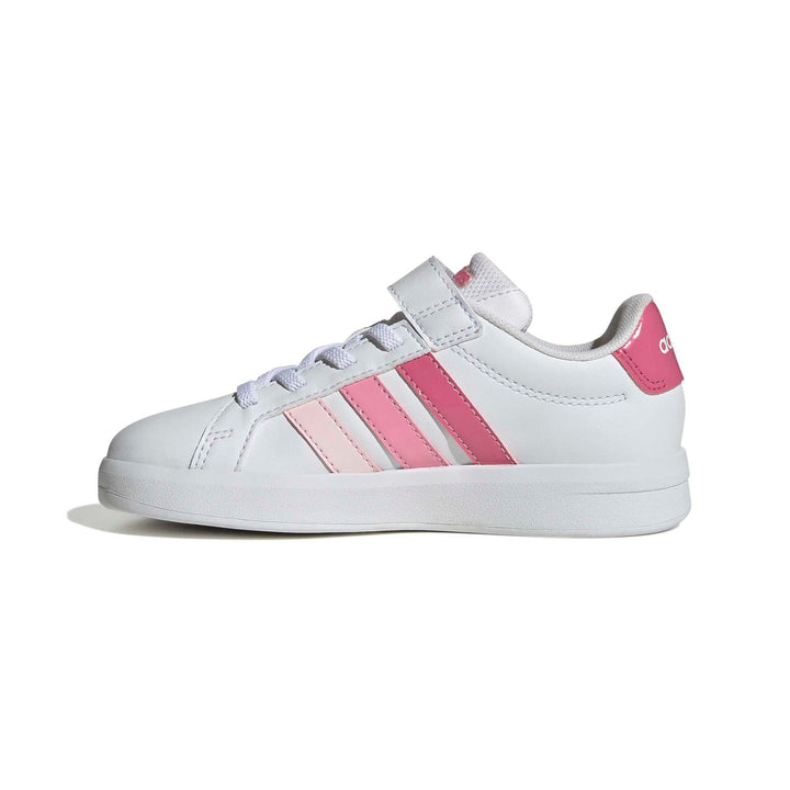 adidas Grand Court 3.0 El C - ftwwht/pnkfus/blipnk