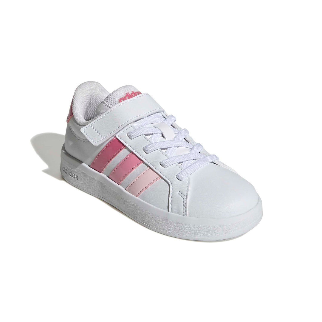 adidas Grand Court 3.0 El C - ftwwht/pnkfus/blipnk