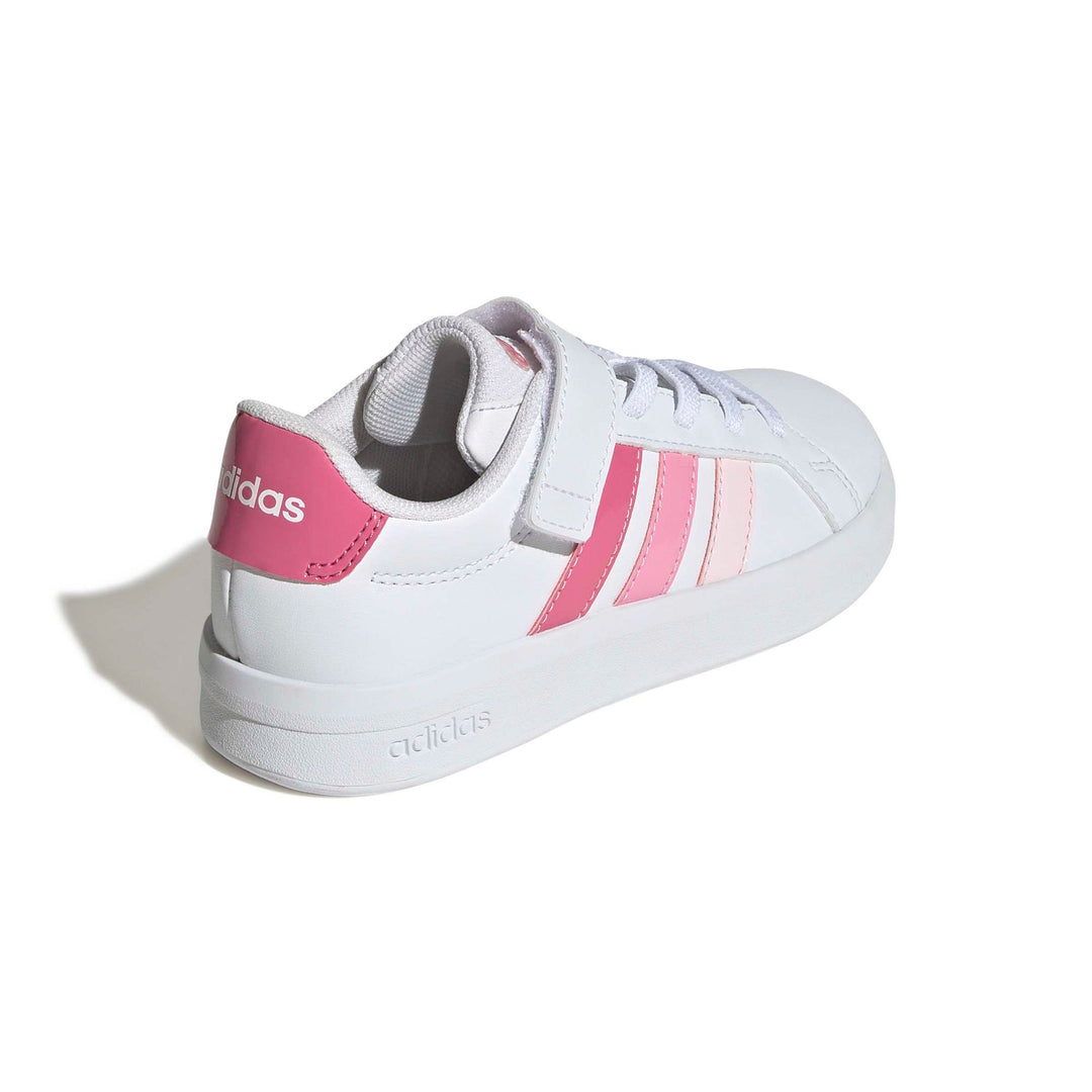 adidas Grand Court 3.0 El C - ftwwht/pnkfus/blipnk