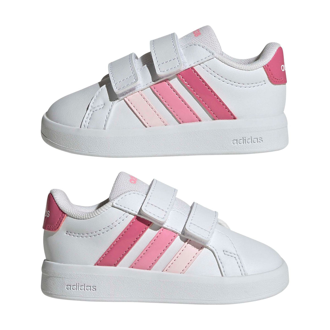 adidas Grand Court 3.0 Cf I - ftwwht/pnkfus/blipnk
