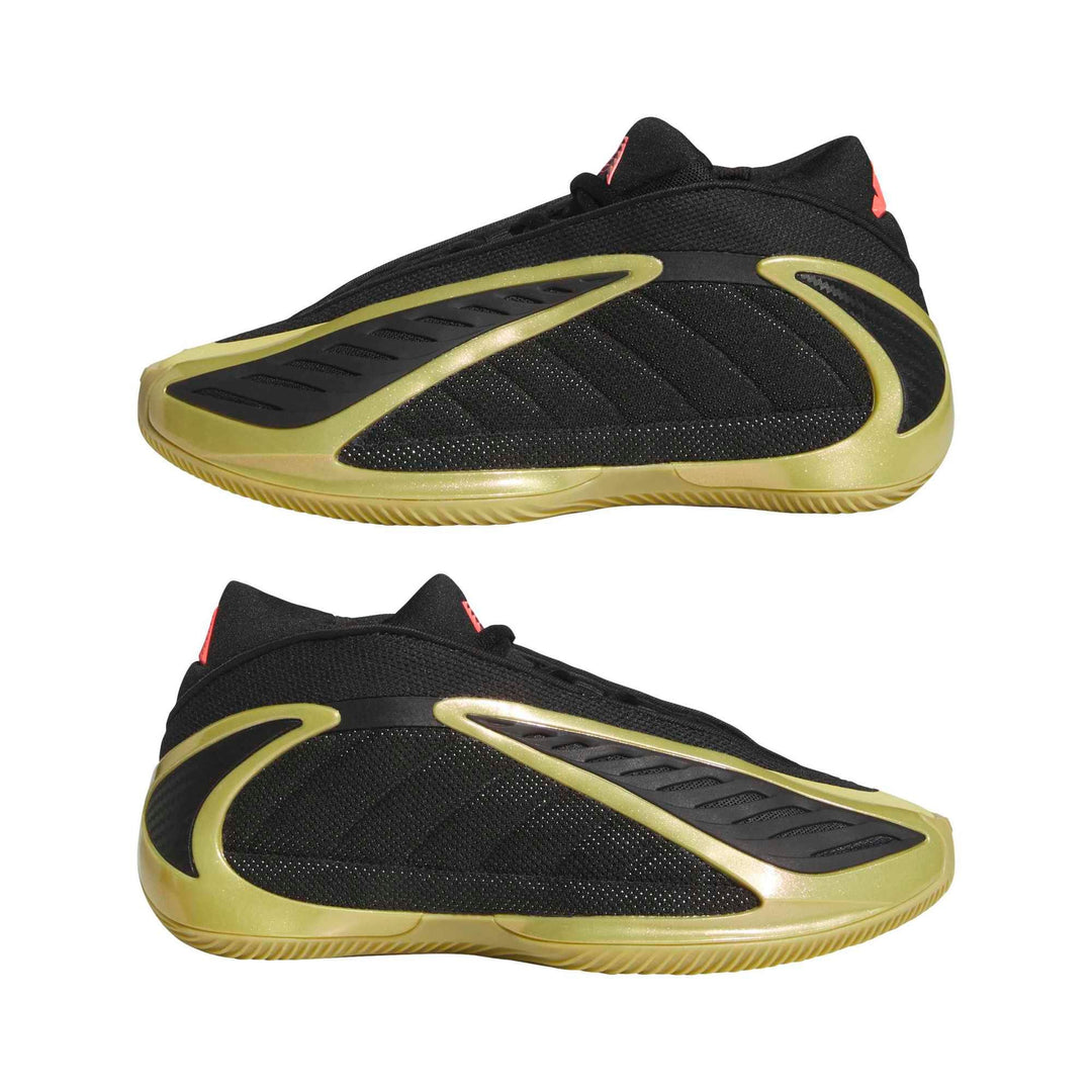 adidas Anthony Edwards 2 J - cblack/goldmt/soltur