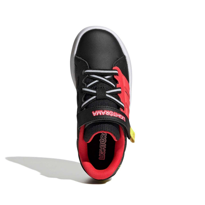 adidas Lightorama Court El C - cblack/lucred/sollem