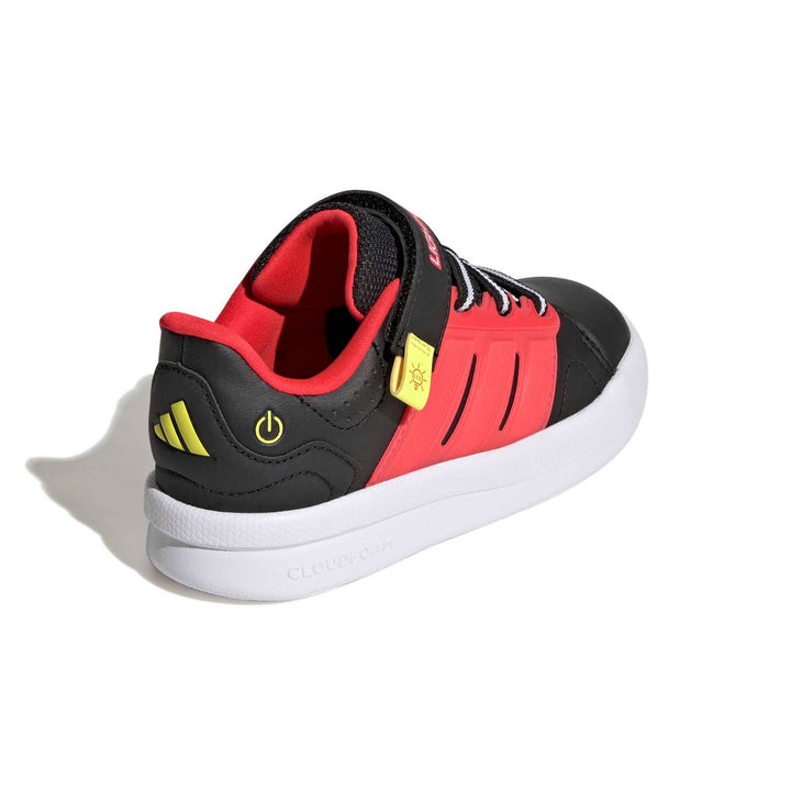 adidas Lightorama Court El C - cblack/lucred/sollem