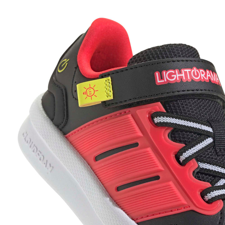 adidas Lightorama Court El C - cblack/lucred/sollem