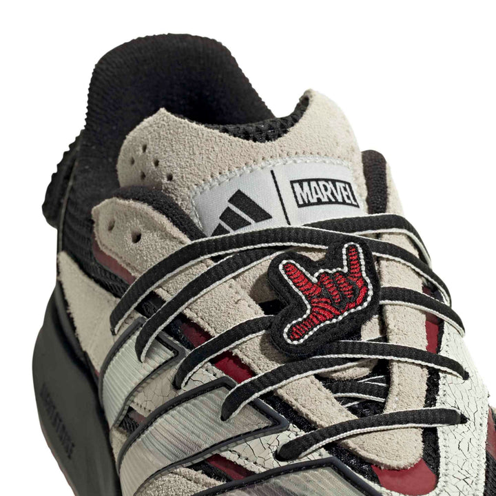 adidas Lightblaze Spiderman - cblack/owhite/tmvire