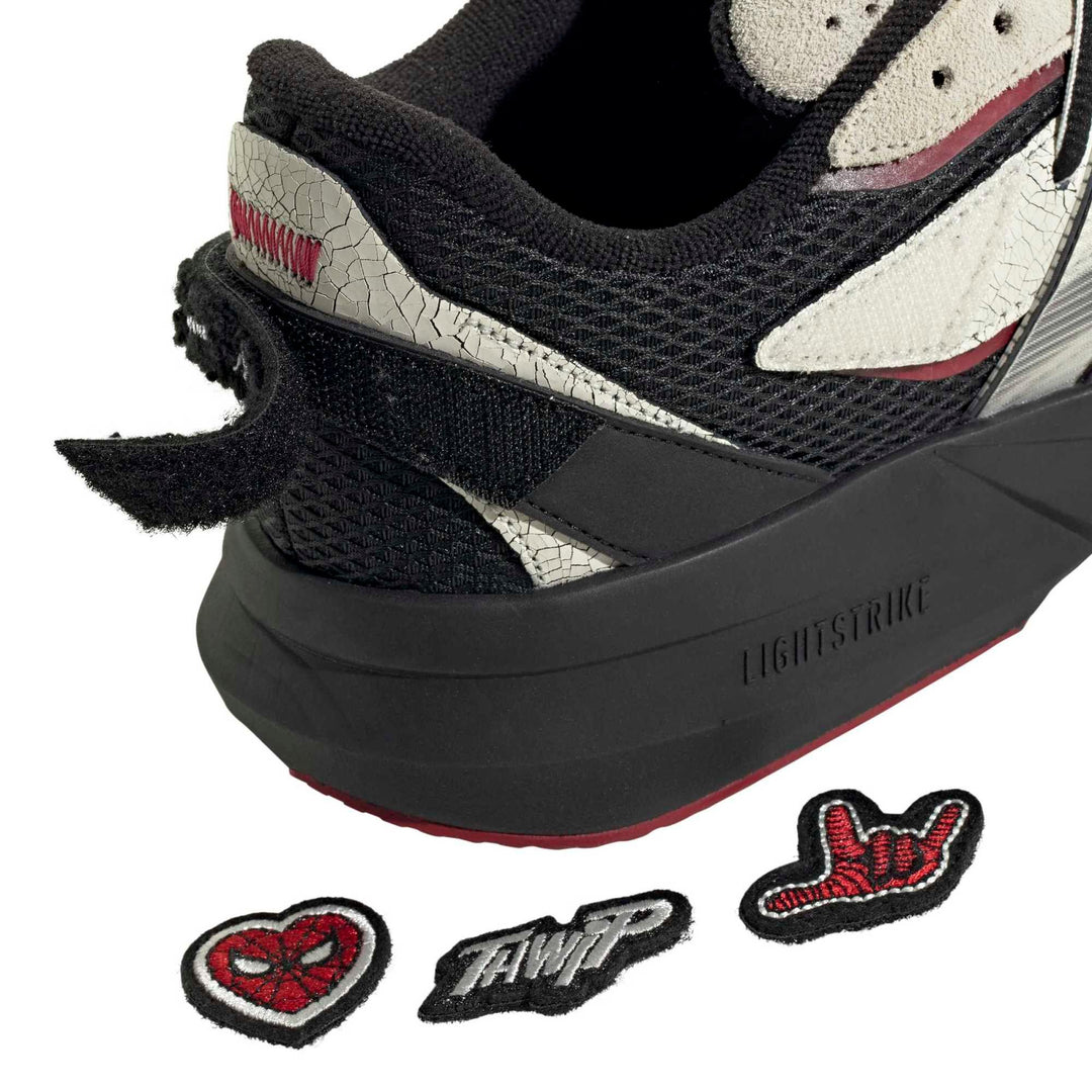 adidas Lightblaze Spiderman - cblack/owhite/tmvire