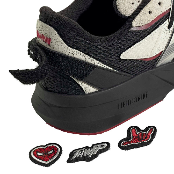 adidas Lightblaze Spiderman - cblack/owhite/tmvire
