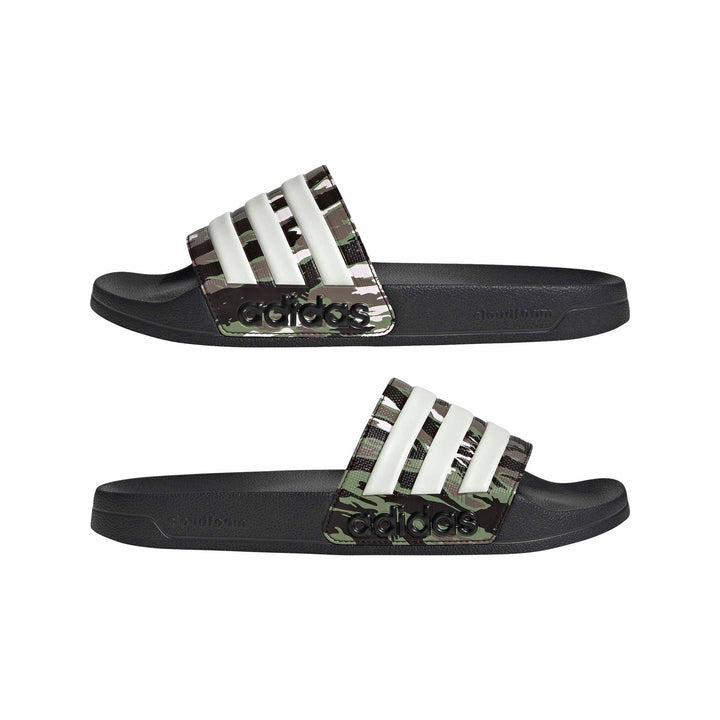 adidas Adilette Shower - cblack/alumin/tengrn