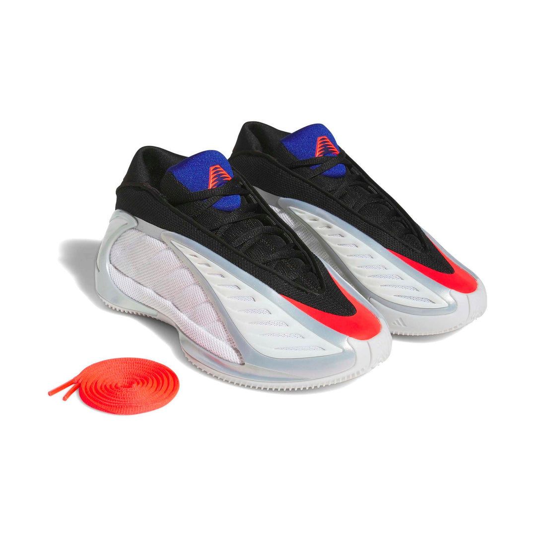 adidas Anthony Edwards 2 J - ftwwht/lucred/silvmt