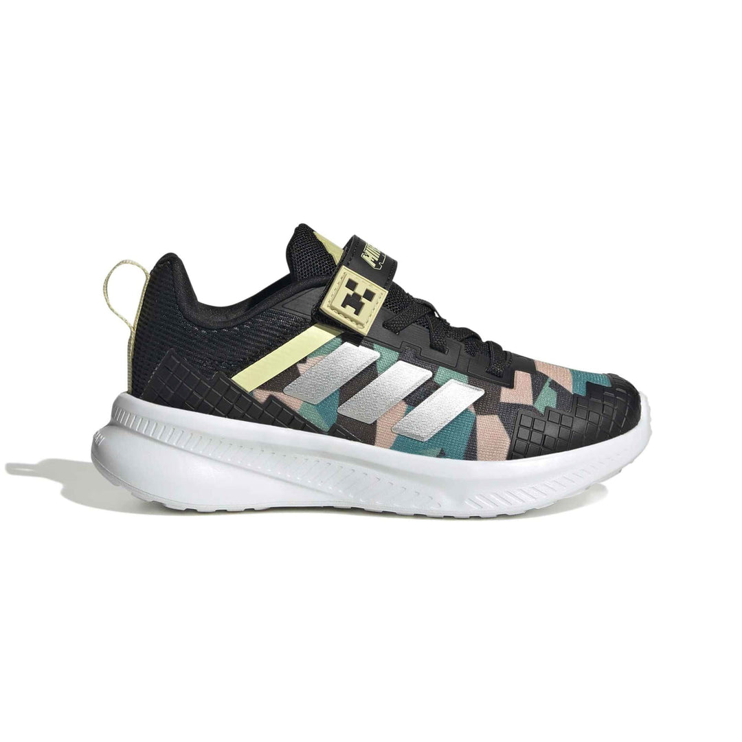 adidas Minecraft Fortarun El C - cblack/msilve/duayel