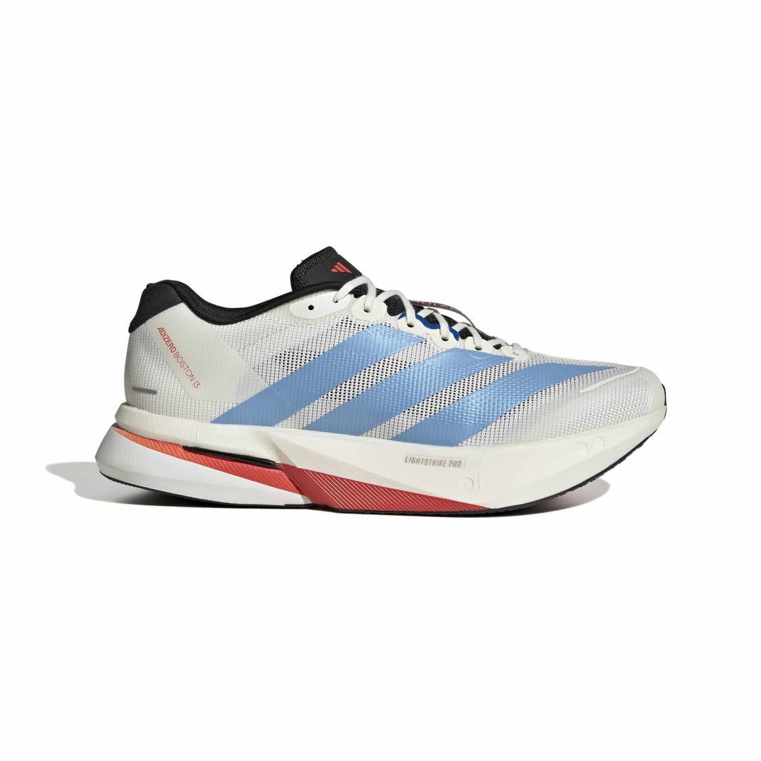 adidas Adizero Boston 13 M - owhite/ltblue/goldmt