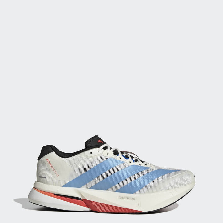 adidas Adizero Boston 13 M - owhite/ltblue/goldmt