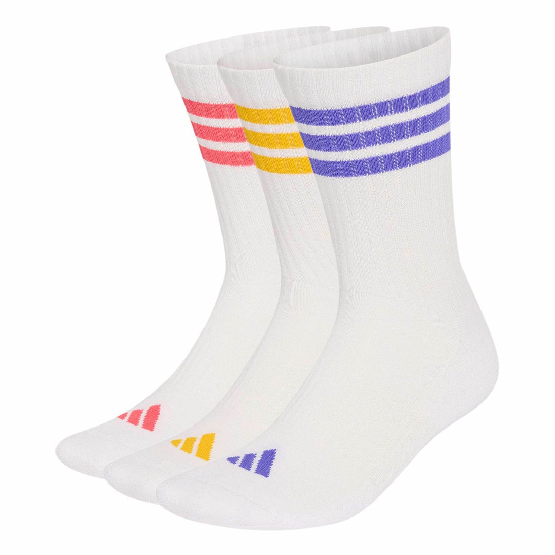 adidas 3S Ess C Crw 3P - white/solpur/creyel/p