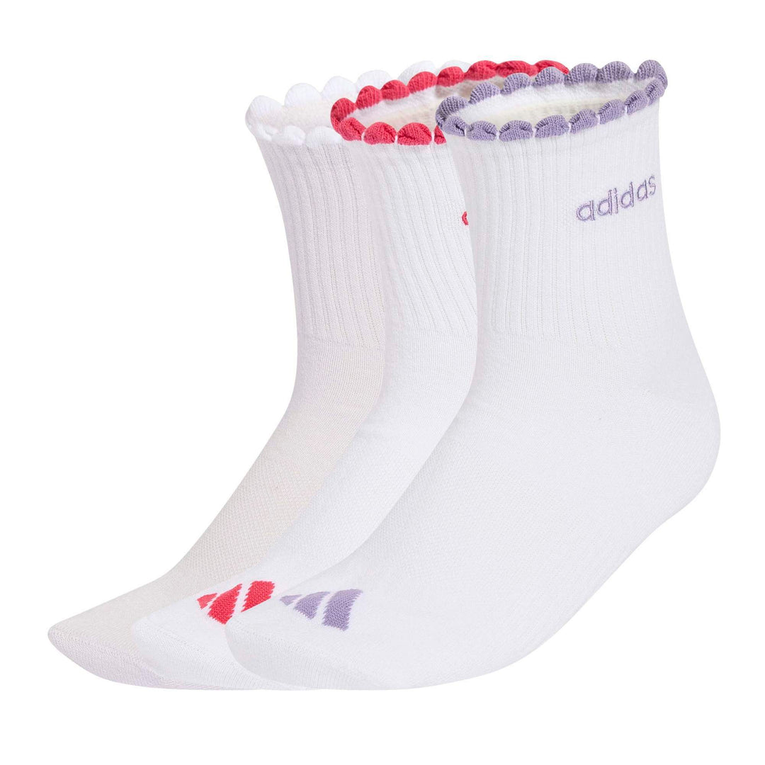 adidas Wms Ank 3P - white/fropur/powpnk/m