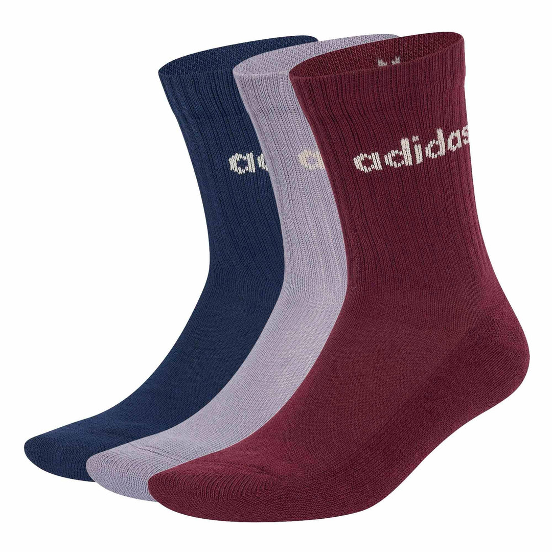 adidas C Lin Crew 3P - maroon/slate/nindig