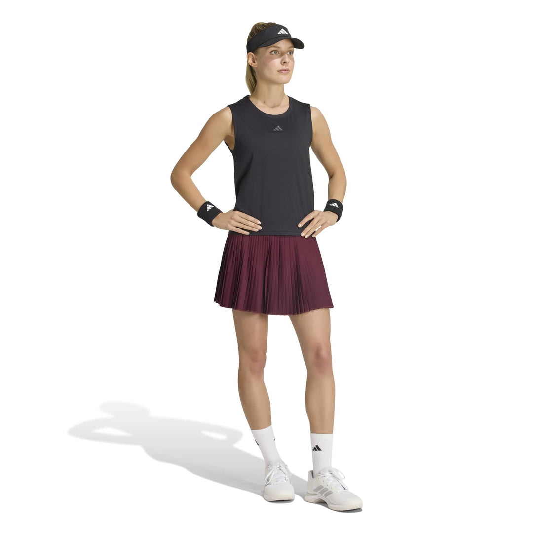 adidas Club Pleatskirt - maroon