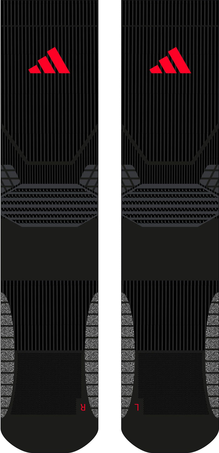 adidas Select Socks - black/lucred