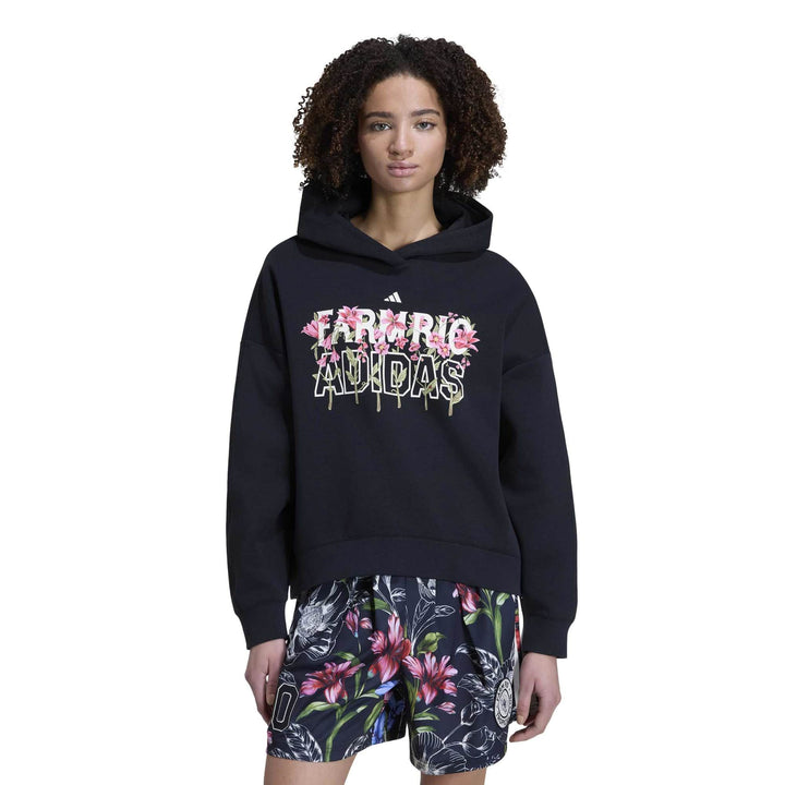 adidas Farm Hoodie - black/crewht/multco