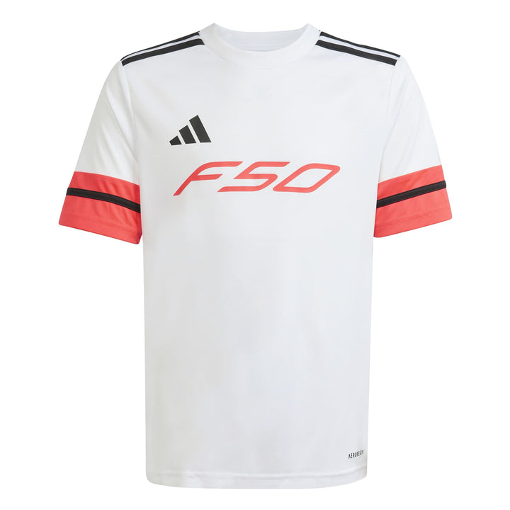 adidas F50 Jsy Y Kinder - white/lucred/black