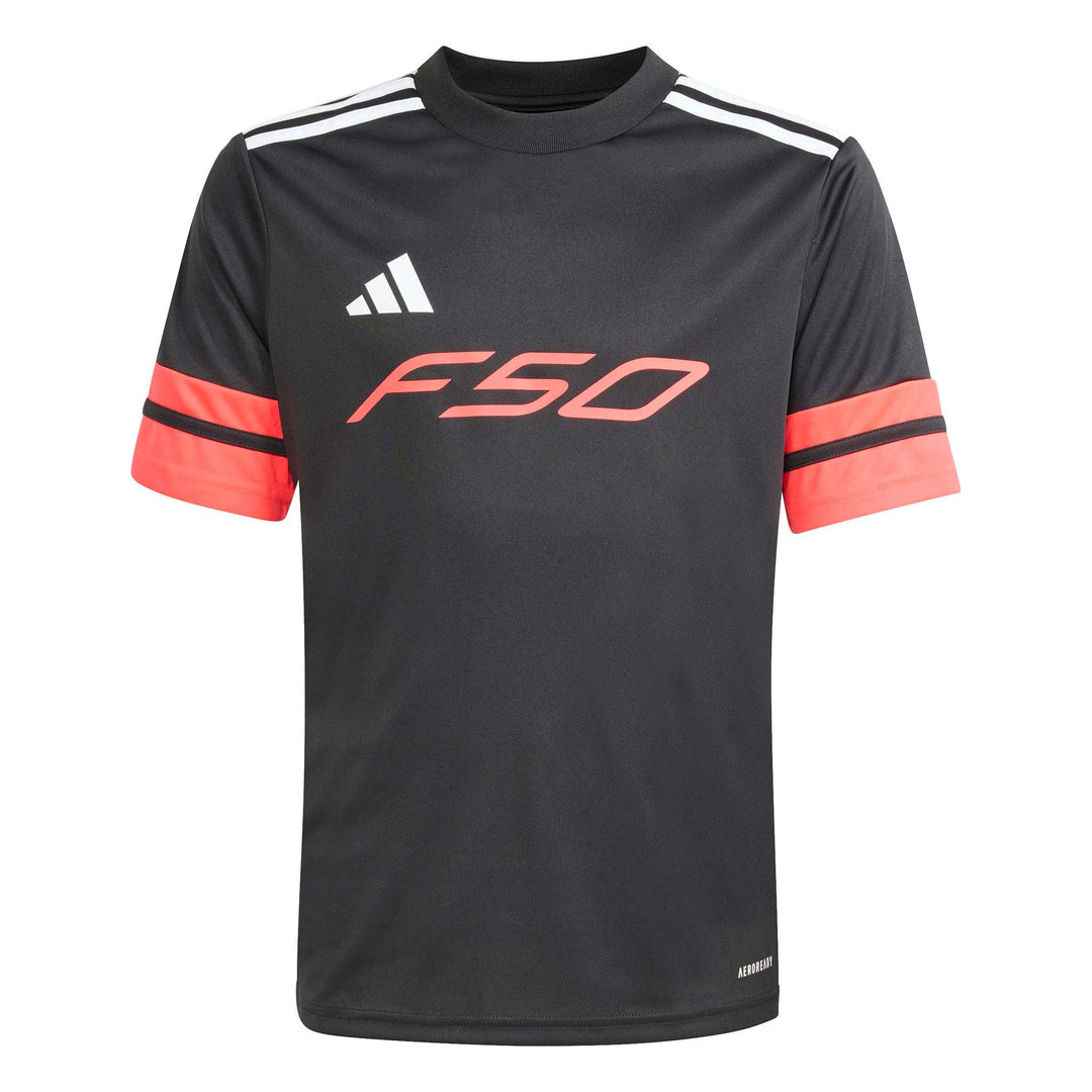 adidas F50 Jsy Y Kinder - black/lucred/white