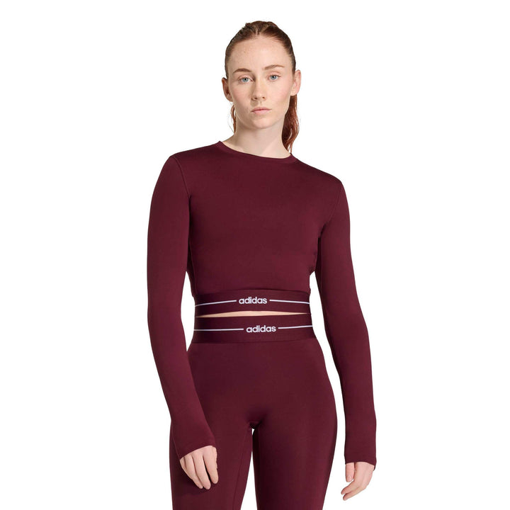 adidas Q1 Hyg Ls - maroon