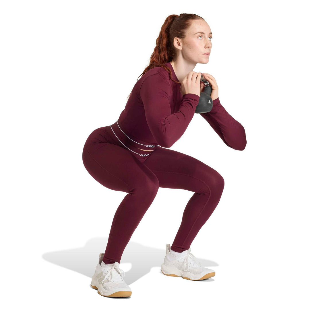 adidas Q1 Hyg Ls - maroon