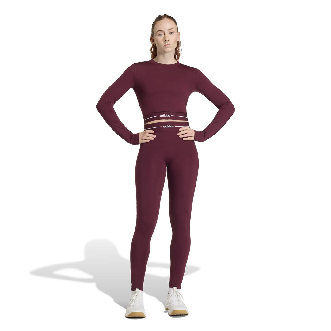 adidas Q1 Hyg Ls - maroon